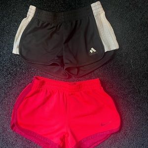 Toddler girl adidas & Nike shorts